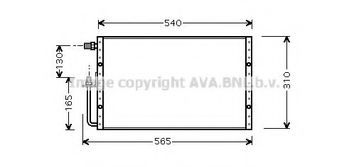 PRASCO UV5099 Condenser, air conditioning